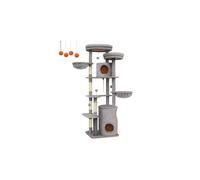 196 cm Tall Cat Tower with 2 Perches