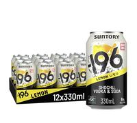 -196 Suntory: Lemon Shochu & Vodka Ready To Drink Cans. 12x330ml 6% ABV