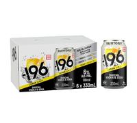 -196 Suntory: Lemon Shochu & Vodka Ready To Drink Cans. 6x330ml 6% ABV