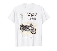 1960 Big Valve Super Rocket Motorcycle Ad T-Shirt, Men, White, XX-Large
