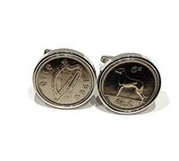 1960 Original Irish 6d Sixpence birthday/Anniversary Cufflinks ideal for a 66th birthday