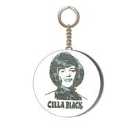 1960'S Singing Legend Cilla Black - Fan Art - 58mm Keyring Bottle Opener
