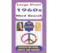 1960s Word Search Book: Easy to Read Word Search Puzzle Book about the 1960s, including Terms, Phrases, and Slang | LARGE PRINT, 6x9 inches, 110 pages, 50+ Puzzles... Gift for 1960s Enthusiasts
