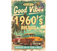 1960s Word Search Puzzle Book: Retro Word Searches with Easy to Read, Large Print, about the 1960s Culture, Music Scene, Peace and More! | 6 x 9 inches | 110 pages | 55 Puzzles