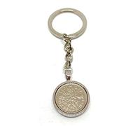 1961 65th Birthday Keyring-British Sixpence Keyring- Mum, Dad, Brother, Sister- 65th Birthday-Coin Keyring, Sixpence Coin, 65th Anniversary