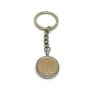 1962 64th Birthday Irish Sixpence Keyring Mum, Dad, Brother, Sister- 64th Coin Keyring, Sixpence Coin, 64th Anniversary SLV