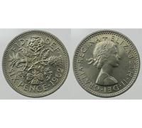 1962 British Uncirculated Sixpence 6d Pre Decimal Coin
