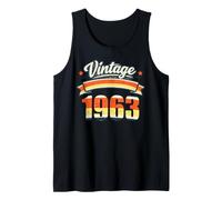 1963 Birthday Shirt Born in 1963 63rd Birthday Gift Tee Tank Top