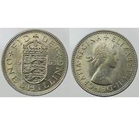 1963 British Uncirculated English Shilling Pre Decimal Coin