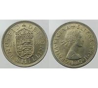 1964 British Uncirculated English Shilling Pre Decimal Coin