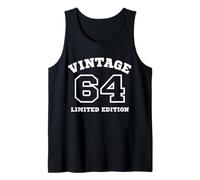 1964 Vintage 62 Years Old 62nd Birthday Limited Edition Tank Top