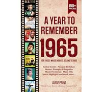 1965 A Year To Remember Birthday Book: Chronicles of Significant Historical Events, Nostalgic Ideal Gift for a Distinctive Birthday, Anniversaries or Special Occasion for Mom, Dad, Grandparent