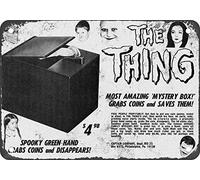 1965 Addams Family The Thing Coin Grabber Bank Vintage Look Reproduction Metal Tin Sign 8X12 Inches