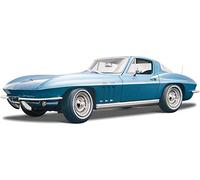 1965 Chevy Corvette, Blue - Maisto 31640 - 1/18 Scale Diecast Model Toy Car