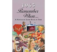 1965 Remember When Celebration KARDLET: Birthdays, Anniversaries, Reunions, Homecomings, Client & Corporate Gifts