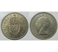 1965 Uncirculated Scottish Shilling Pre Decimal Coin