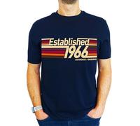 1966 Established Retro Stripes - 60th Birthday Gift | Present Mens T-Shirt Navy M