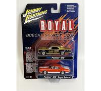 1966 Pontiac GTO and 1969 Pontiac GTO Royal Bobcat 1:64 Johnny Lightning JLPK013B