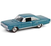 1967 R/T Hemi Turquoise Metallic Hemi 60th Anniversary Anniversary Collection Series 17 1/64 Diecast Model Car by Greenlight 28160C