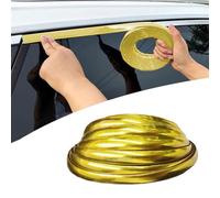196inch Self Adhesive Automotive Car Exterior and Interior Molding Trim Glossy Gold Car Scratchproof Tape Car Side Body Trim Strip Car Decorative Strip for Car/Truck Door Window Side (Size : 30mm(1.1