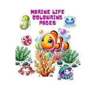 197 colouring pages of sea world sea life, ocean, lake, water animals, fishes and all other creatures