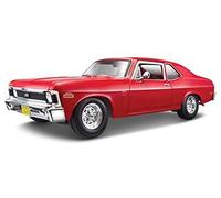 1970 Chevrolet Nova SS Coupe Red 1/18 by Maisto 31132 by Chevrolet
