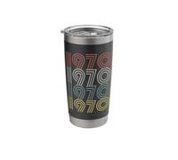 1970 Retro Style Birth Year - Milestone Birthday Stainless Steel Insulated Tumbler