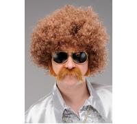 1970s Brown Mega Huge Large Afro Wig
