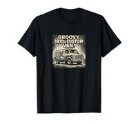 1970s Custom Van Retro Groovy Design T-Shirt