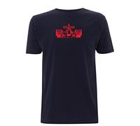 1970s F1 Single Seater Car T Shirt Grand Prix one Formula Race Cars Retro 70s Racing Indy Track Day Gift for Dad Brother Uncle Mens (Medium, Navy)