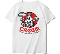 1970s Magazines Rare Top Creem Reprint Fashion Graphic t Shirts tshort Sleeve O-Neck T-Shirt Summer Men's Clothing White White L