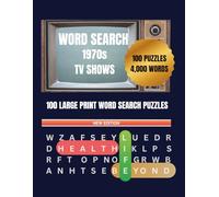 1970's TV Shows Word Search: Large Print Puzzle Book with 100 Retro TV Show Word Search Puzzles For Adults & Seniors (Classic TV Word Search Series)