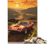 1971 De Tomaso Pantera Jigsaw Puzzles Puzzle for Adults Kids. 1000 Pieces Impossible Challenge Toy Educational Game Home Decoration for Adults& Kids Age 14 Years Up 1000pcs (75x50cm)
