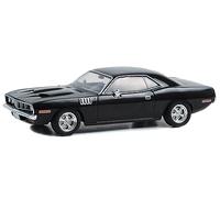 1971 Plymouth Barracuda Black John Wick: Chapter 4" (2023) Movie Hollywood Series 1/43 Diecast Model Car by Greenlight 86641