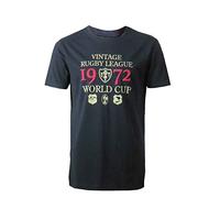 1972 Rugby League T-Shirt World Cup Vintage Navy