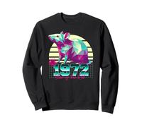 1972 Year of the Rat Birthday 80s Retro Chinese Zodiac Sign Sweatshirt