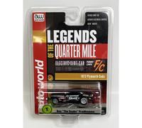 1973 Plymouth Cuda Don The Snake Prudhomme HO Scale Auto World SC376-1