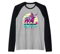 1973 Year of The Ox Birthday 80s Retro Chinese Zodiac Sign Raglan Baseball Tee