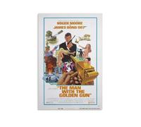 1974 Man With The Golden Gun 1-Sheet Poster Posters Art Print Wall Photo Paint Poster Hanging Picture Family Decor 08x12inch(20x30cm)