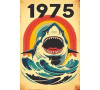 1975 Shark Journal: Great for 1975 Shark Jaws Fans 50th Anniversary Gift Keepsake Blank Notebook 6x9" 110 Pages