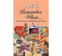 1976 Remember When Celebration KARDLET: 45th Gift- Birthdays, Anniversaries, Reunions, Homecomings, Client & Corporate Gifts