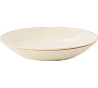 (1976260A) Seasons Range of Rustic Inspired Tableware by Porcelite ***Set of 4 Oatmeal Cous Cous Plate 26cm/10.25'' ***