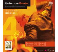 カラヤン&ベルリン・フィル ライヴ・イン・東京1977 - ベートーヴェン交響曲全集 IV (Beethoven : Sym. 4 & 7 / Karajan & BPO (1977 Tokyo)) [SACD]