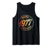 1977 Birthday 48th Birthday Retro Bday Born Vintage 48 Years Tank Top