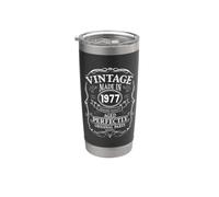 1977 Birthday 49th Funny Retro Design for Men Stainless Steel Insulated Tumbler