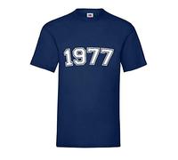 1977 Men T-Shirt - shirt84.de - Blue - Medium
