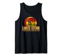 1977 Since 1977 Limited Retro Original Design Tank Top