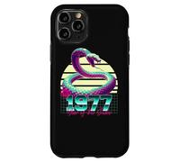 1977 Year of the Snake 80s Retro Vaporwave Chinese Zodiac Case for iPhone 11 Pro