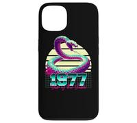1977 Year of the Snake 80s Retro Vaporwave Chinese Zodiac Case for iPhone 13