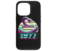 1977 Year of the Snake 80s Retro Vaporwave Chinese Zodiac Case for iPhone 13 Pro